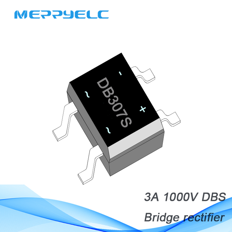 Single Phase 3.0Amp Glass passivated Bridge Rectifiers DB307S