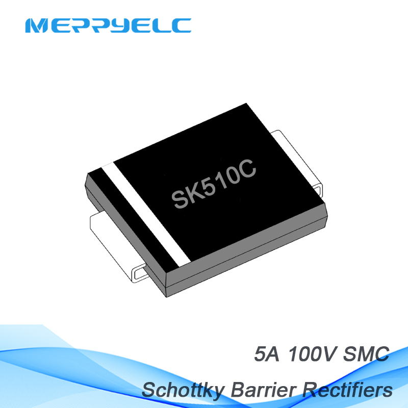 Surface Mount Schottky Barrier Rectifier Reverse Voltage - 20 to 200V Forward Current - 5.0A SS510 SMC